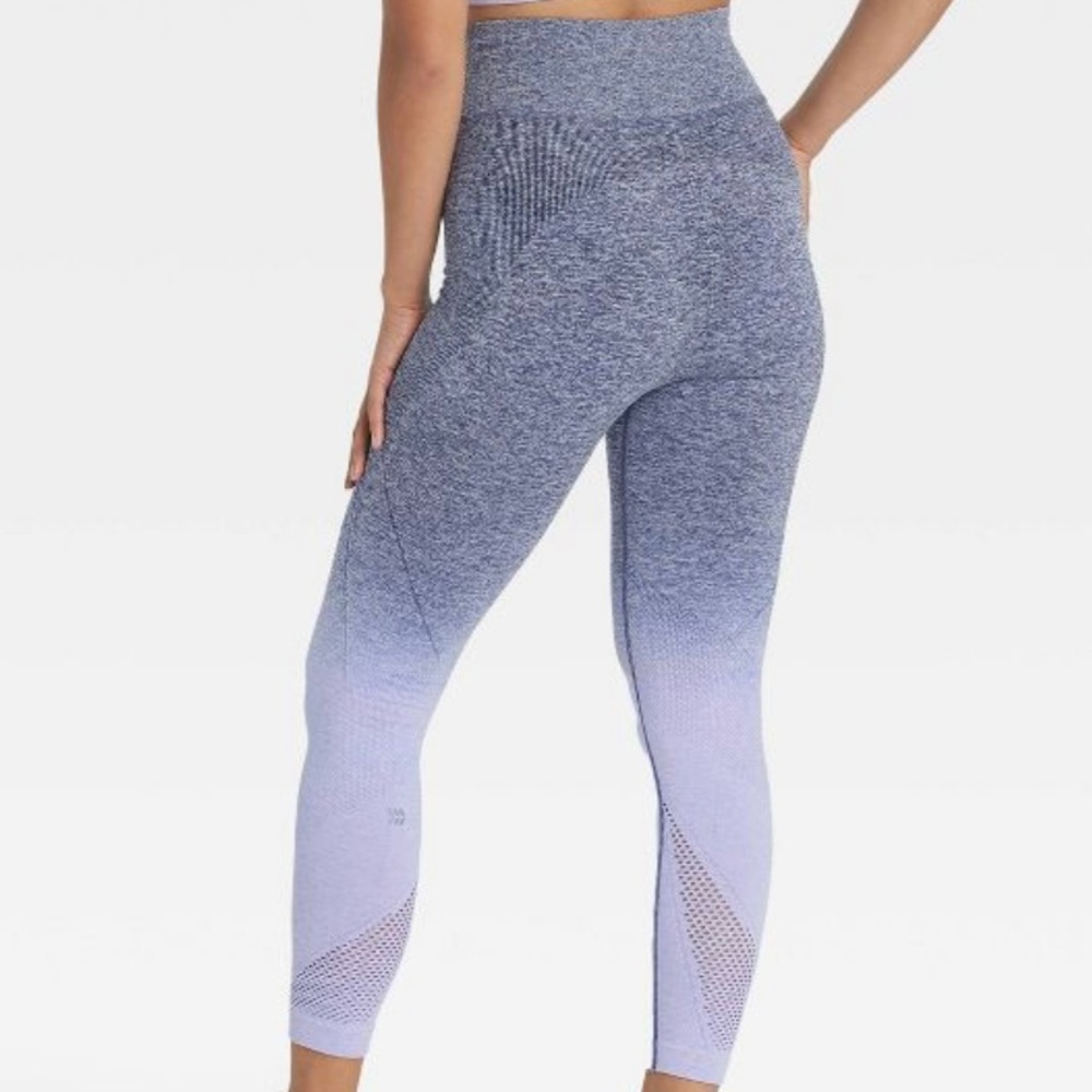 Purple ombré leggings L